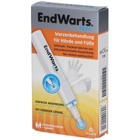 EndWarts PEN F: Warzen entfernen, Warzenentferner mit Ameisensäure, zur Warzenentfernung, Stift für ca. 30 Behandlungen