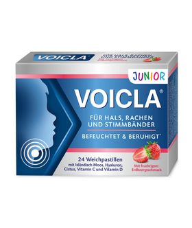 VOICLA® Weichpastillen Junior Erdbeere