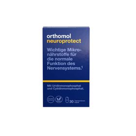 Orthomol Neuroprotect – Mikronährstoffe für die normale Funktion des Nervensystems - mit Uridin- und Cytidinmonophosphat - Kapseln