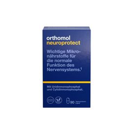 Orthomol Neuroprotect – Mikronährstoffe für die normale Funktion des Nervensystems - mit Uridin- und Cytidinmonophosphat - Kapseln