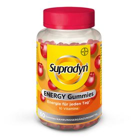 •	Supradyn® ENERGY Gummies – Multivitamin-Gummies für tägliche Energie