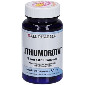 Gall Pharma Lithiumorotat 5 mg GPH Kapseln