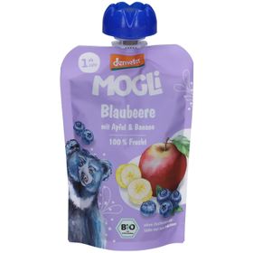 MOGLi Bio Demeter Quetschie Blaubeere Banane