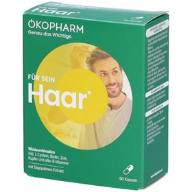 ÖKOPHARM Für sein Haar – Kapseln mit Sägepalmen-Extrakt & L-Cystein