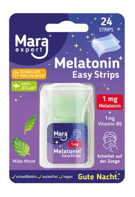 Mara Expert Melatonin+ Easy Strips 1 mg mit Vitamin B6