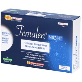 Femalen Night – pflanzliche Kapseln zur Unterstützung des Schlafs