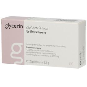 SANOVA® Glycerin Zäpfchen für Erwachsene