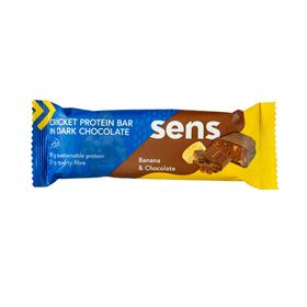 SENS Proteinriegel in dunkler Schokolade - Banane & Schokolade