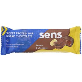 Sens Proteinriegel mit Grillenprotein Banane & Schokolade