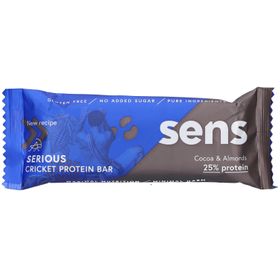 Sens Serious Proteinriegel mit Grillenprotein Kakao & Mandeln