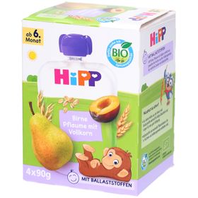 HiPP Frucht & Getreide Birne Pflaume mit Vollkorn ab dem 6. Monat