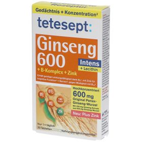 Tetesept Ginseng 600 Intens Tabletten