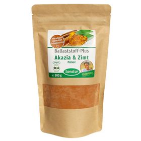 Sanatur Akazia & Zimt Pulver – Pflanzliche Ballaststoffe aus Bio-Anbau