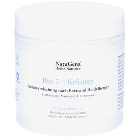 NatuGena Bio 7+6 Kräuter – Pulver mit Bitterstoffen aus 13 Bio-Kräutern