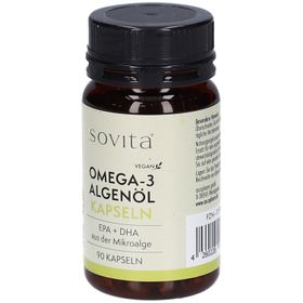 Sovita Omega-3 Algenöl Kapseln – EPA + DHA aus Mikroalgen