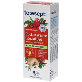 tetesept® Rücken Wärme Spezial Bad – Ätherische Öle & Wärme-Effekt