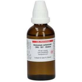 DR. REITHNER Ammonium carbonicum - DHU - D27 - Dilution