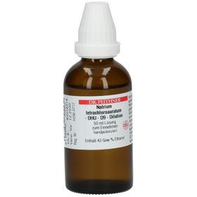 Natrium tetrachloroauratum D9 DHU