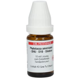 DR. PEITHNER Phytolacca americana - DHU - D10 - Dilution