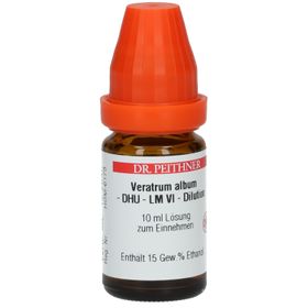 DR. PEITHNER Veratrum album - DHU - LM VI - Dilution