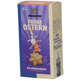 SONNENTOR Frohe Ostern Bio Dinkelkekse mit Marillen