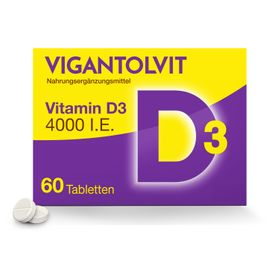 VIGANTOLVIT Vitamin D3 4000 I.E. – Tabletten für Knochen, Muskeln, Immunsystem² – enthält hochdosiertes Vitamin D3 - Jetzt 20% sparen mit dem Code vigantolvit20*