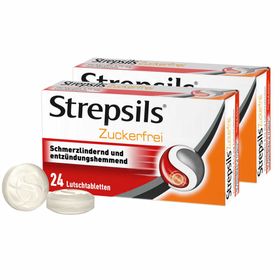 Strepsils Zuckerfrei 8,75 mg Lutschtabletten Doppelpack - Jetzt 10% Rabatt sichern mit Gutscheincode „strepsils10“