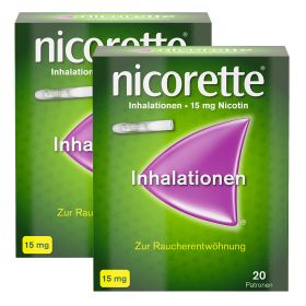 nicorette®  Inhalationen 15mg - Jetzt 10% sparen mit dem Code „nicorette10“