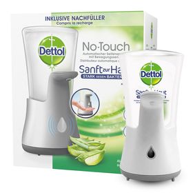 Dettol No-Touch Seifenspender silber Aloe Vera (Farbe nicht wählbar)