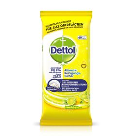 Dettol Allzweck-Reinigungs-Tücher Limette & Minze