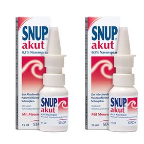 Snup® akut 0,1% Nasenspray plus Meerwasser, ohne Konservierungsstoffe