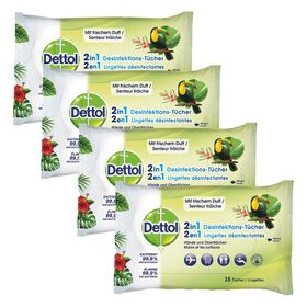 Dettol 2in1 Desinfektions-Tücher