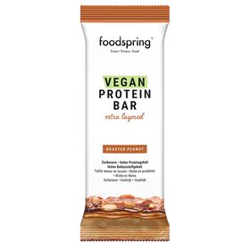 foodspring® Vegan Protein Bar Extra Layered Roasted Peanut