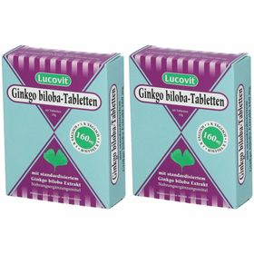 Lucovit Ginkgo biloba-Tabletten 160 mg