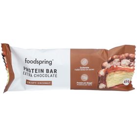 foodspring® Protein Bar Extra Chocolate Crispy Coconut