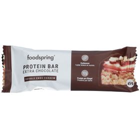 foodspring® Extra Chocolate Protein Bar Double Chocolate-Cashew