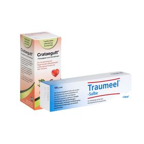 Crataegutt®-Flüssigkeit zum Einnehmen + Traumeel® Salbe