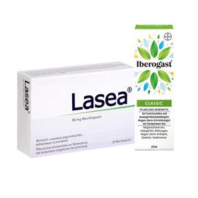 Lasea®- 80mg Weichkapseln + Iberogast® CLASSIC – rasche Hilfe bei Magen-Darm-Beschwerden