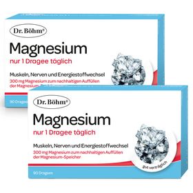 Dr. Böhm® Magnesium nur 1 Dragee täglich