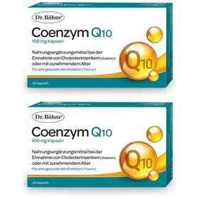 Dr. Böhm® Coenzym Q 10 - die ideale Ergänzung zu Cholesterinsenkern und für die Herzgesundheit
