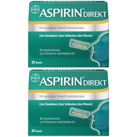 Aspirin® Direkt Granulat zur Direkteinnahme – bei Kopfschmerzen und Schmerzen verschiedener Art