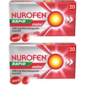 NUROFEN Rapid MINI 400 mg Ibuprofen Weichkapseln – für leichteres Schlucken