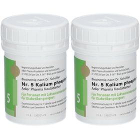 Adler Schüssler Salze Nr. 5 Kalium phosphoricum D6 Kautabletten