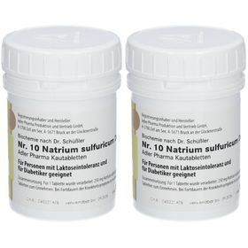 Adler Schüssler Salze Nr. 10 Natrium sulfuricum D6 Kautabletten