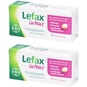 Lefax® intens Flüssigkapseln bei Blähungen und Völlegefühl