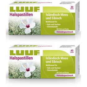 LUUF® Halspastillen Isländisch Moos und Eibisch