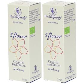 Healingherbs Five Flowers – Original Bachblüten-Notfallmischung