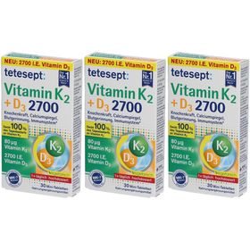 tetesept Vitamin K2 + D3 2700