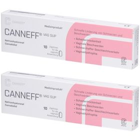 CANNEFF® VAG SUP Vaginalsuppositorien mit CBD & Hyaluronsäure