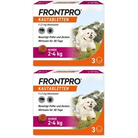 FRONTPRO® Kautablette für Hunde (2-4kg)
